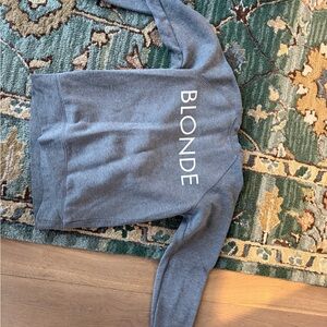 Brunette The Label Gray 'Blonde' Sweater